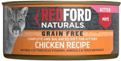 Redford Naturals Grain Free Pâté Chicken Recipe Kitten Food